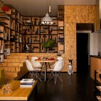 基辅创意小公寓设计餐桌